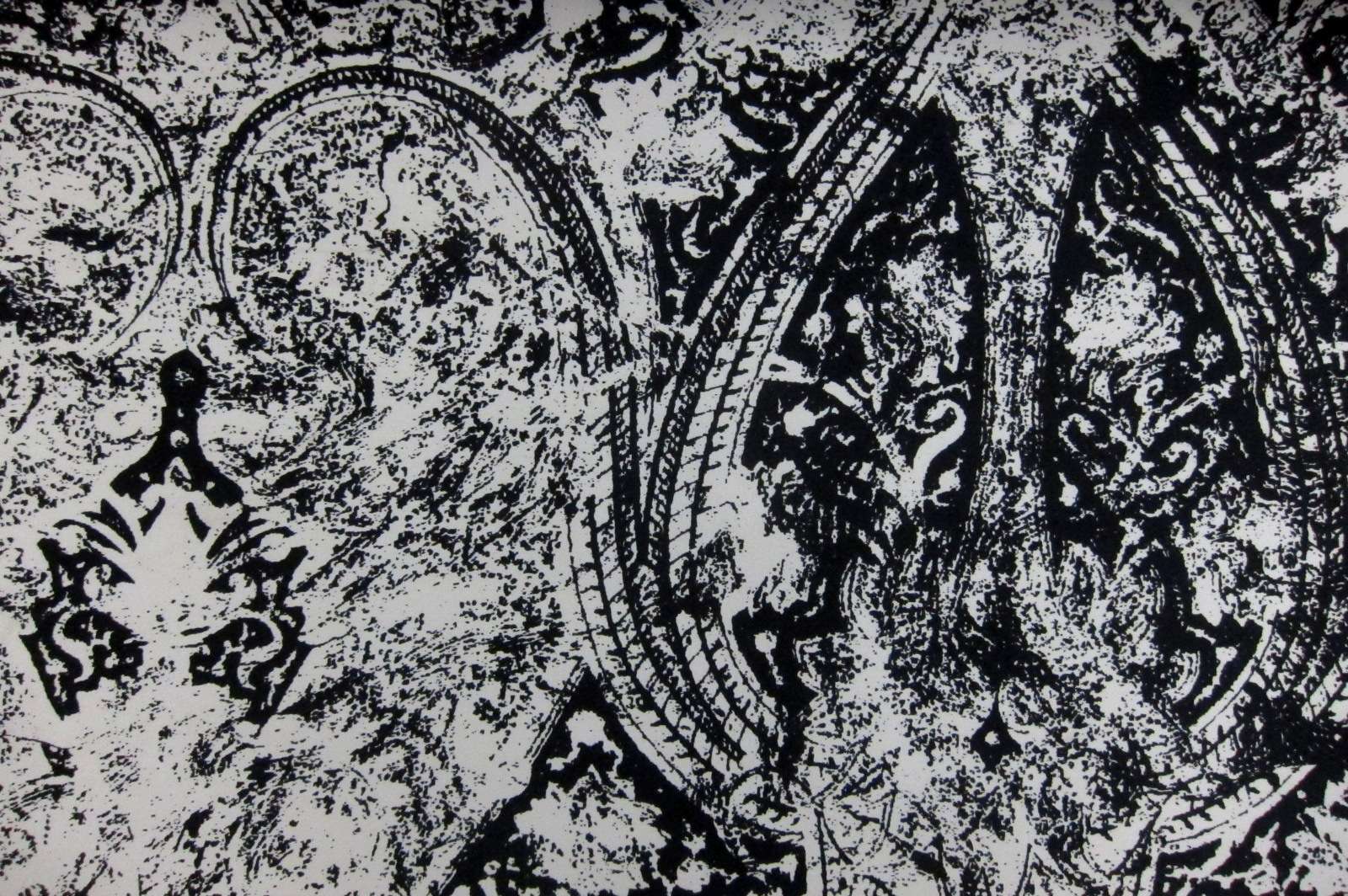 Printed Silk Mikado0