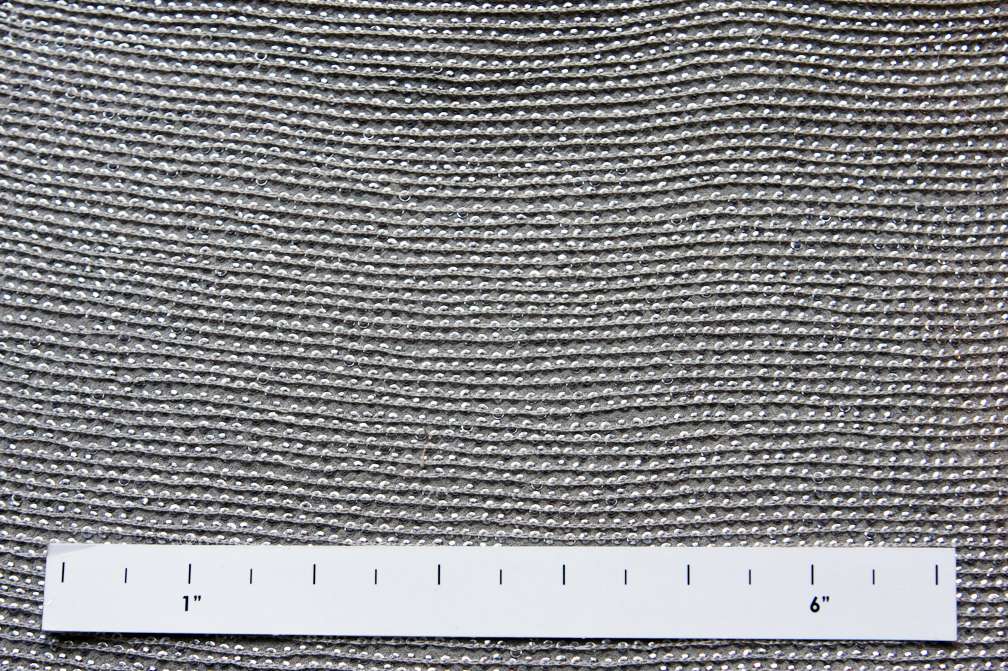 Sequins on Silk Chiffon1