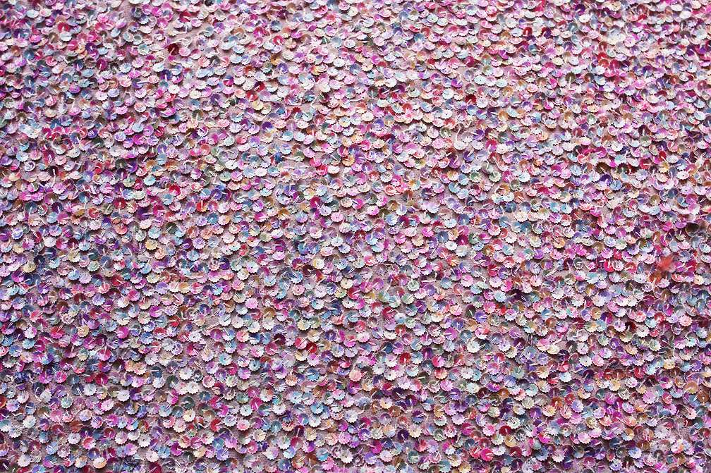 Novelty Sequins on Silk Chiffon0