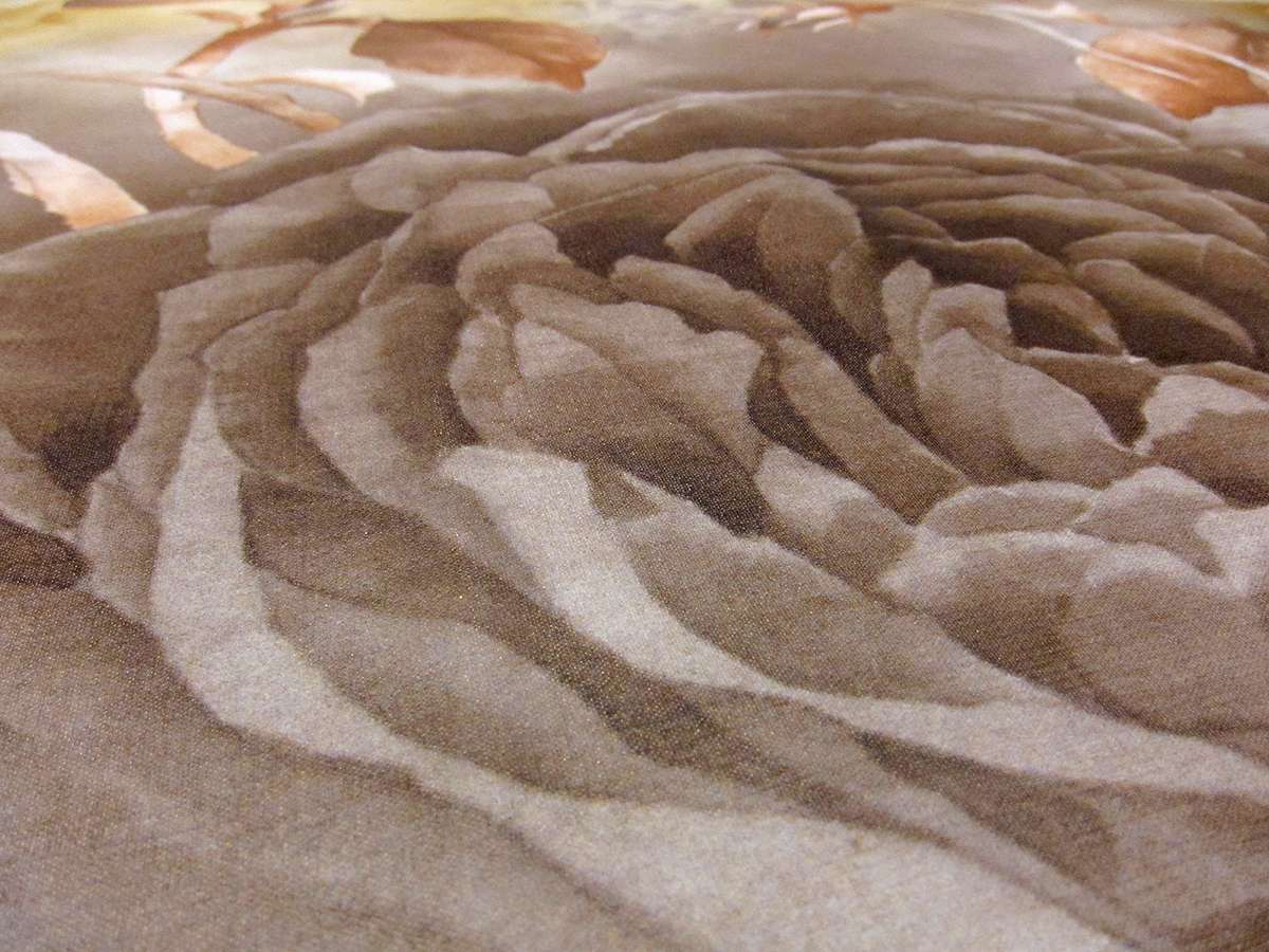 Metallic Printed Silk Chiffon1