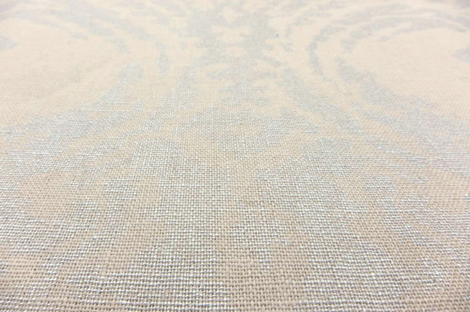 Cotton Linen Foil Print2