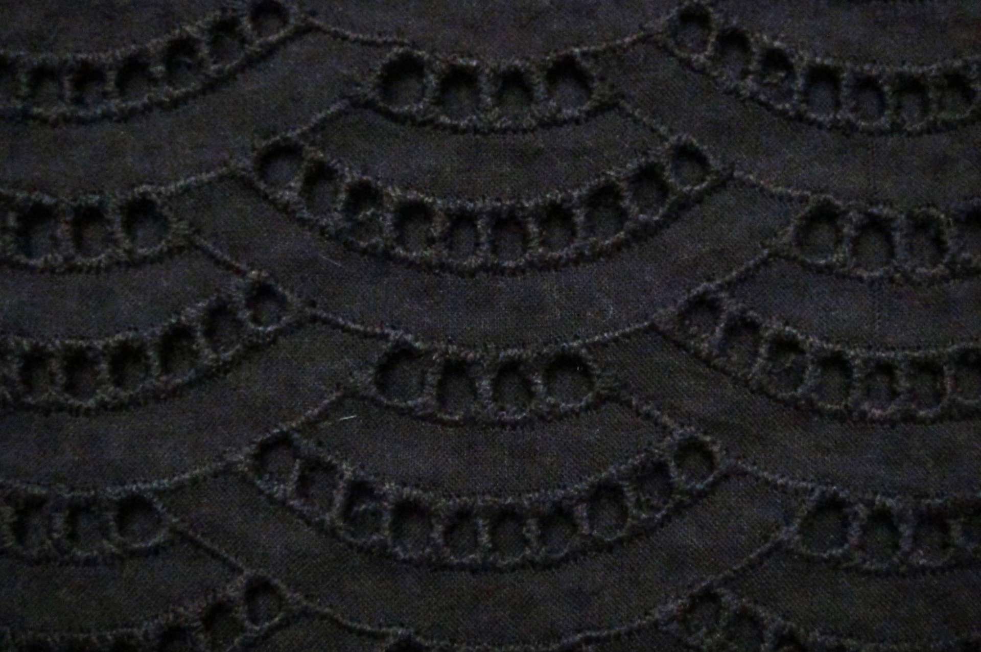 Cotton Eyelet in Black2