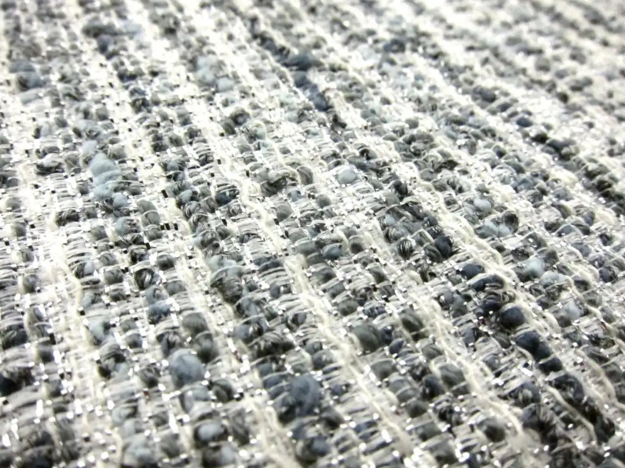 Metallic Cotton Blend Tweed2