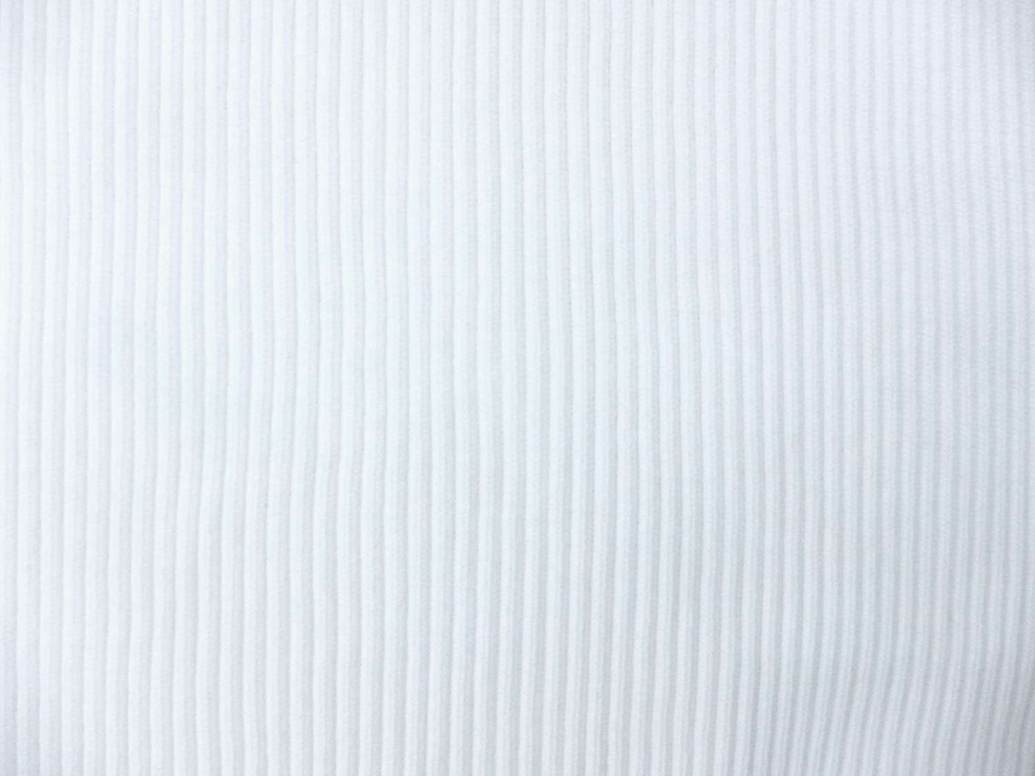 Nylon Rib Knit in White1