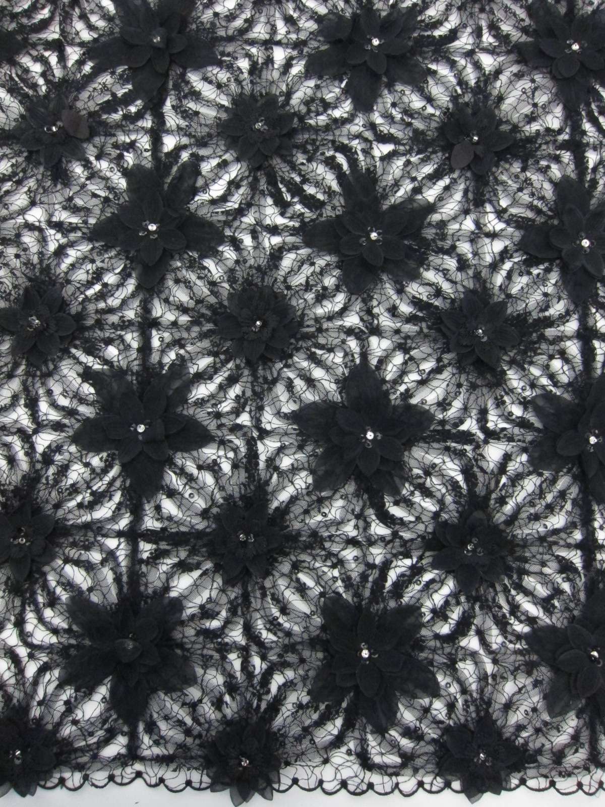 Flower Appliques on Illuision0