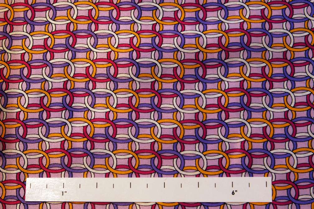 Printed Silk Charmeuse0
