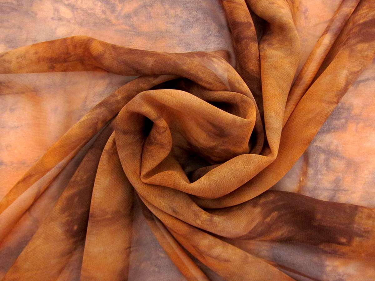 Tie Dye Silk Chiffon2