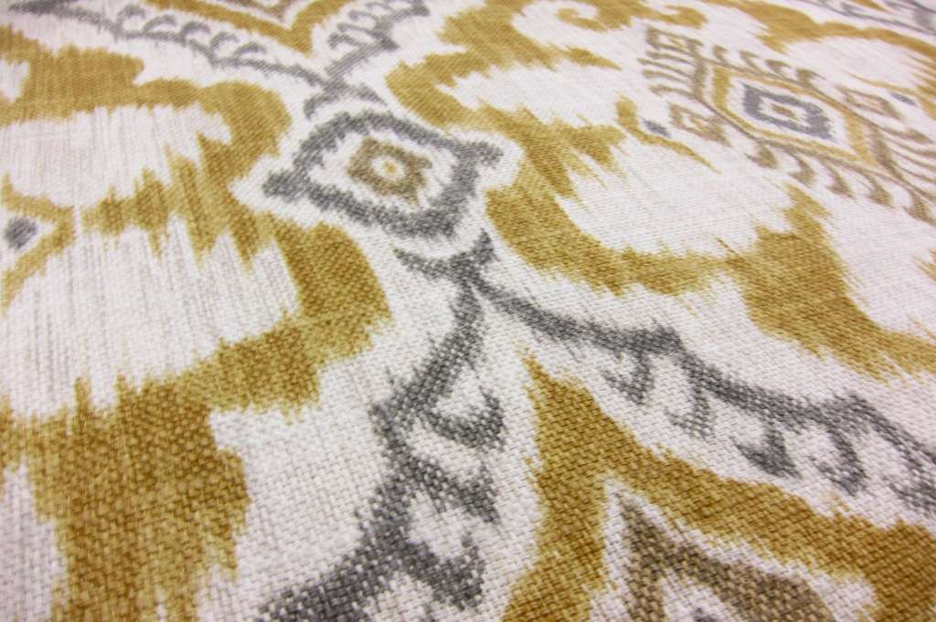 Linen Upholstery Ikat Deco Print2