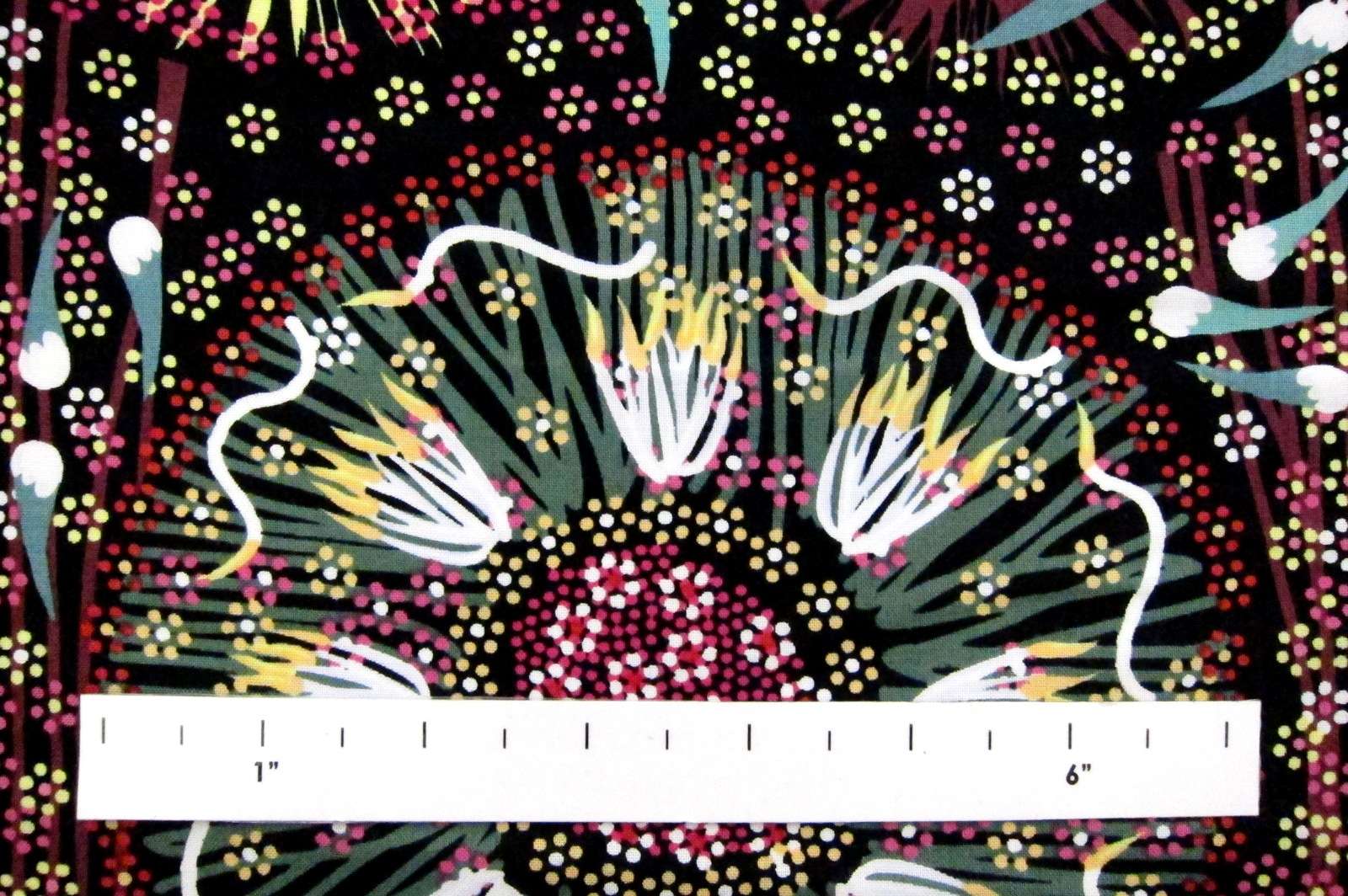 Australian Cotton Print With Aboriginal Motif1