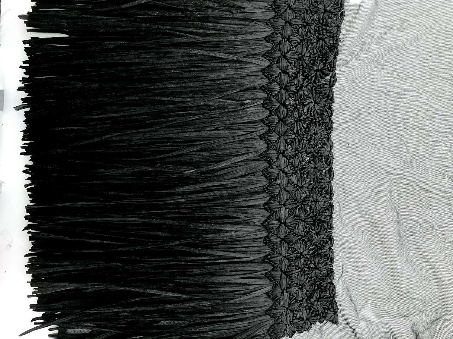 Novelty Raffia on Tulle0