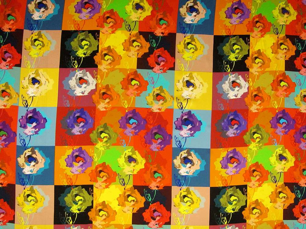 Printed Silk Chiffon0