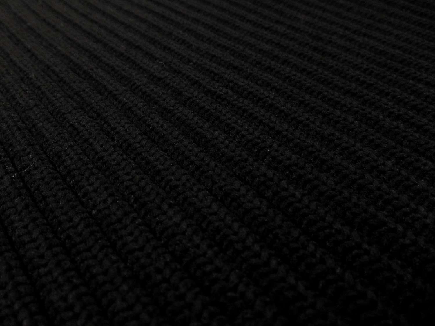 Nylon Rib Knit in Black0