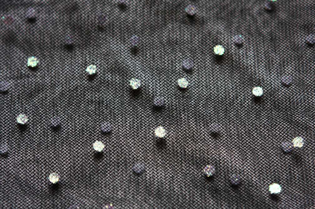 Sparkle Flocking on Tulle2