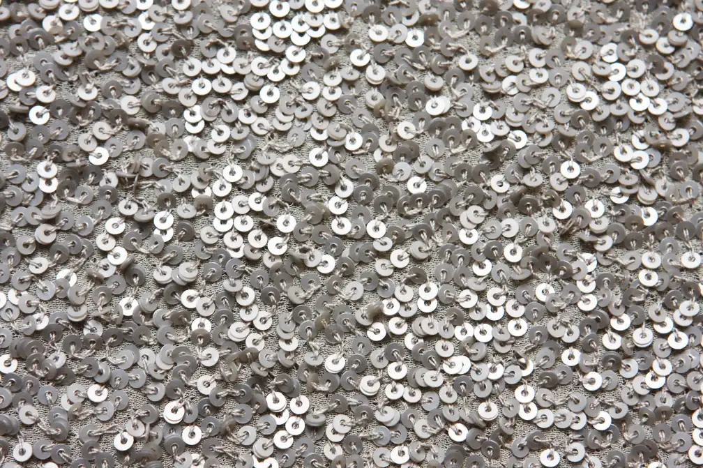 Sequins on Silk Chiffon2