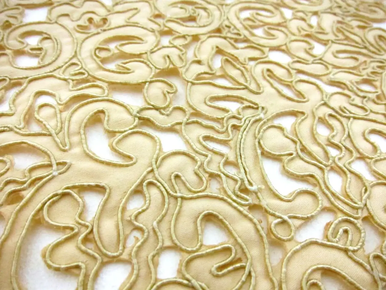 Laser Cut Corded Satin 2