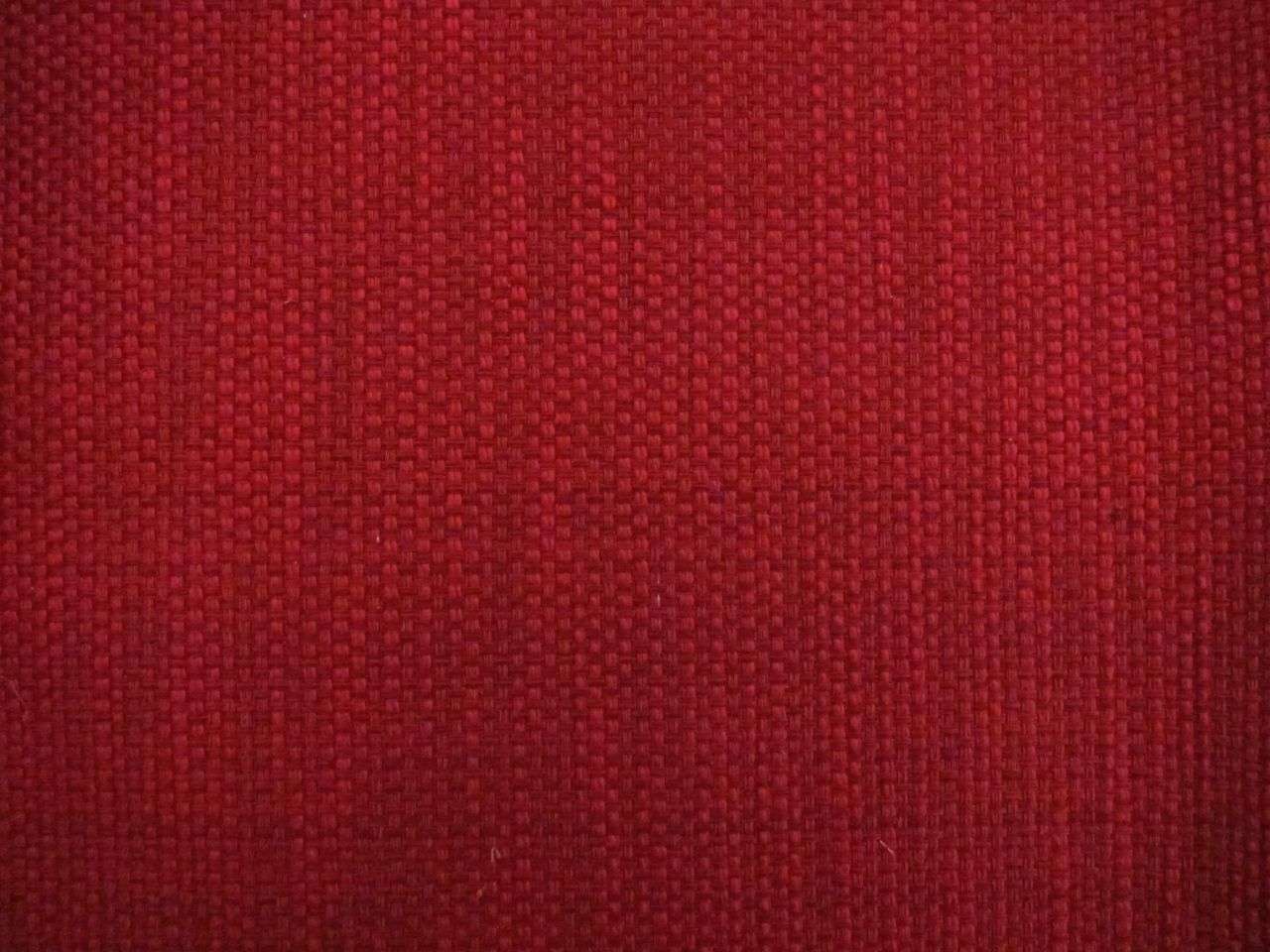 Cotton Blend Basketweave Upholstery in Rose Red0