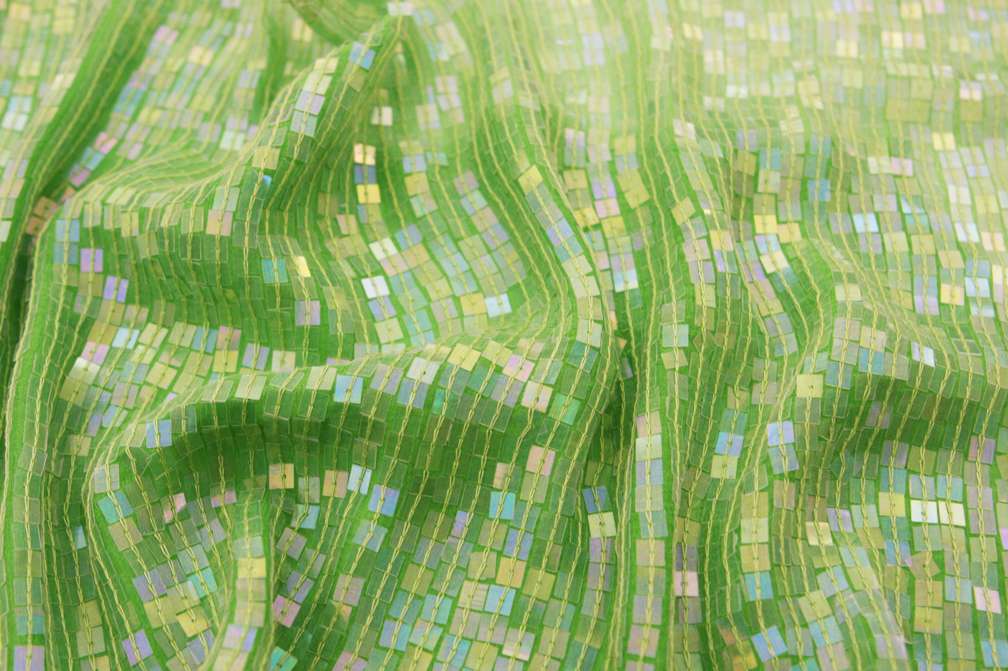 Sequins on Silk Chiffon3