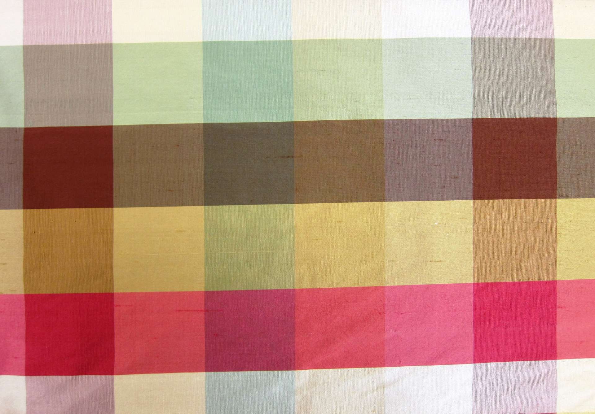 Silk Shantung Check1