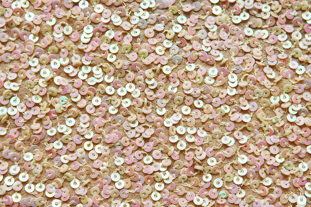Sequins on Silk Chiffon2