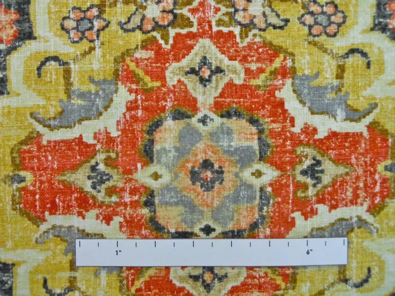Linen Viscose Upholstery Indian Print1
