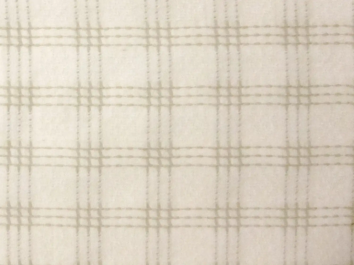 Cotton Woven Novelty Plaid in Ivory