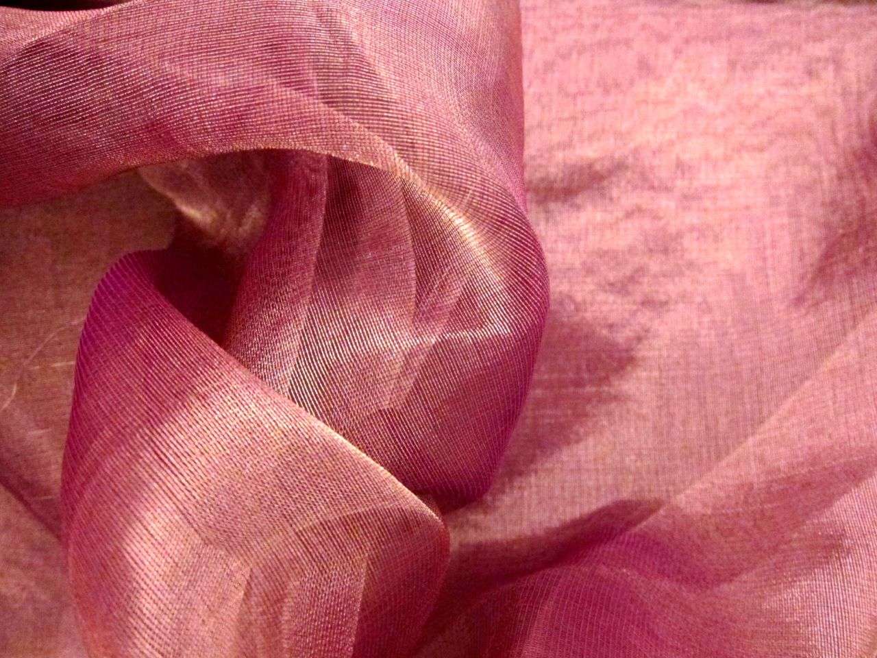 Metallic Silk Organza0