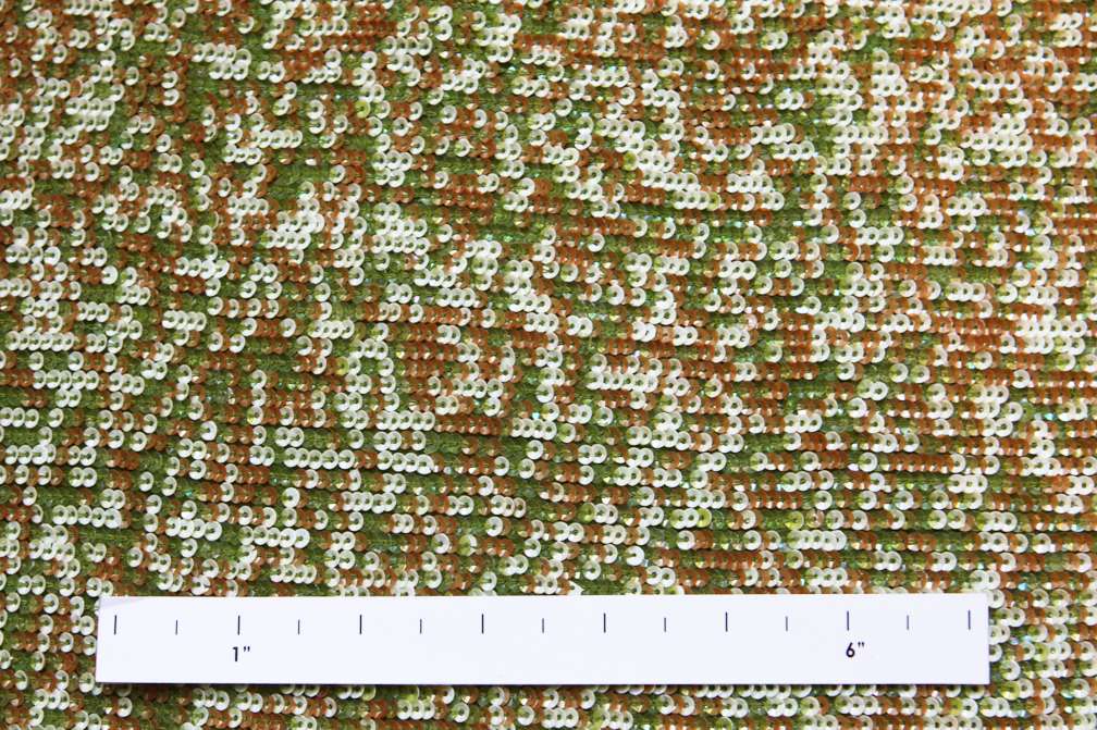Sequins on Silk Chiffon1