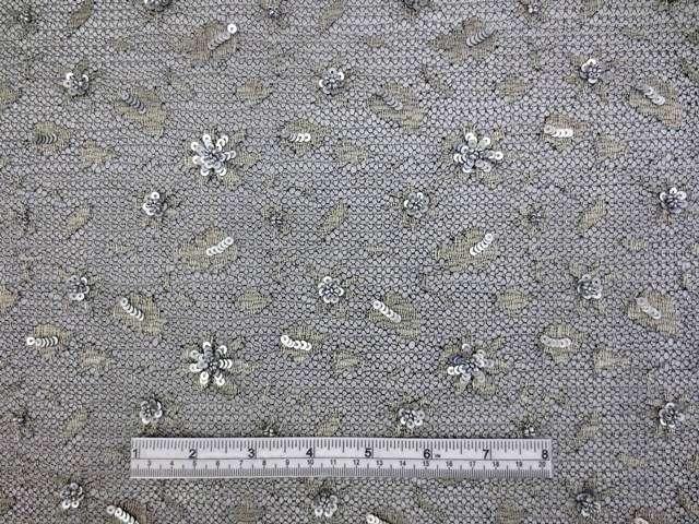 Beaded Metallic Chantilly Lace1