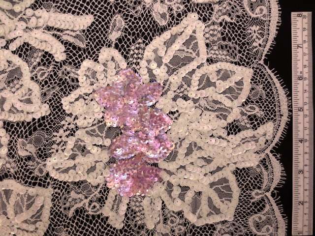 Sequined Chantilly Lace0