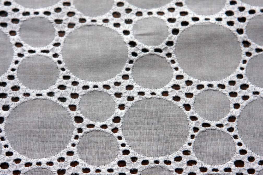 Cotton Eyelet in White3