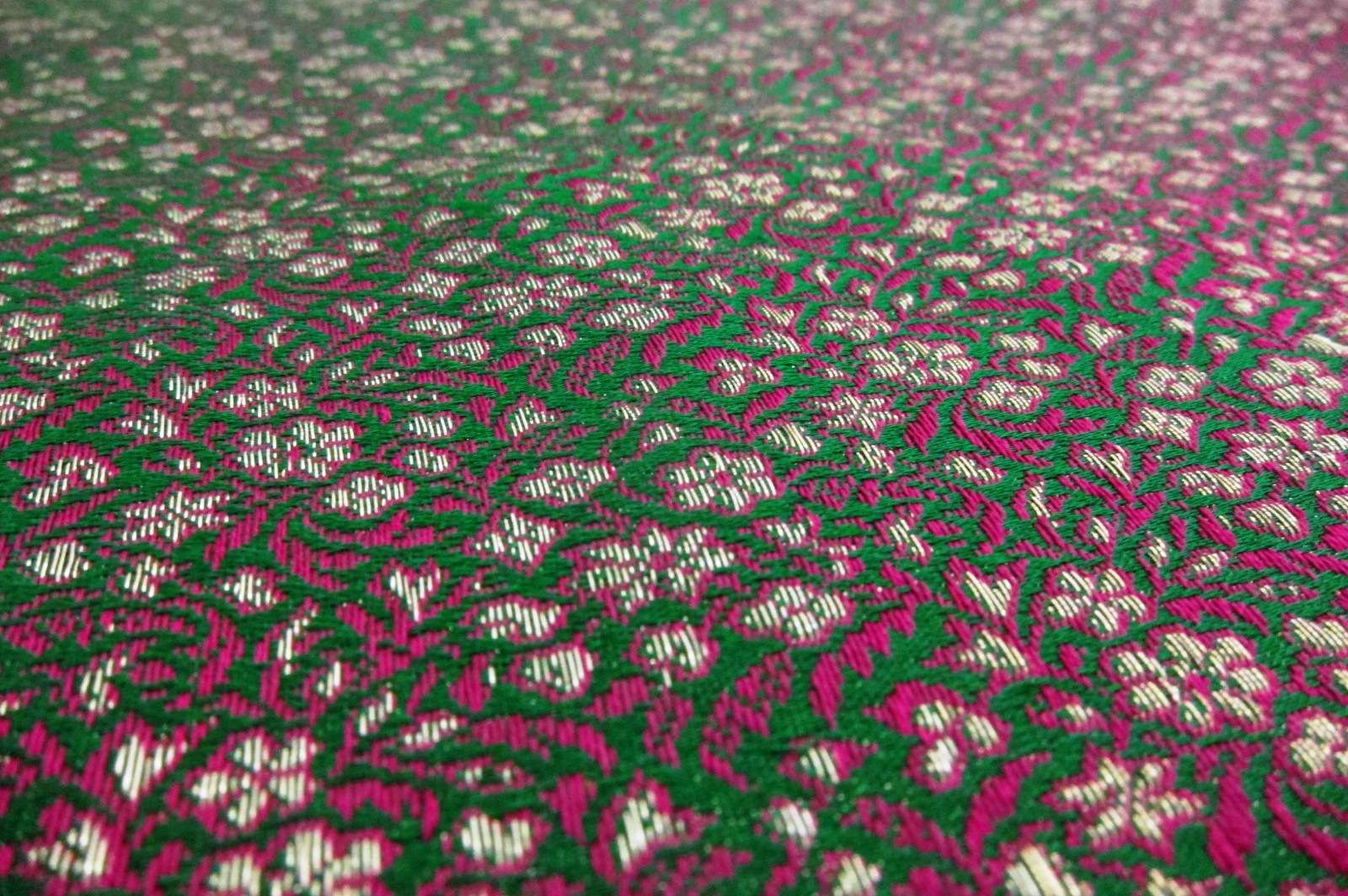 Metallic Silk Indian Brocade2