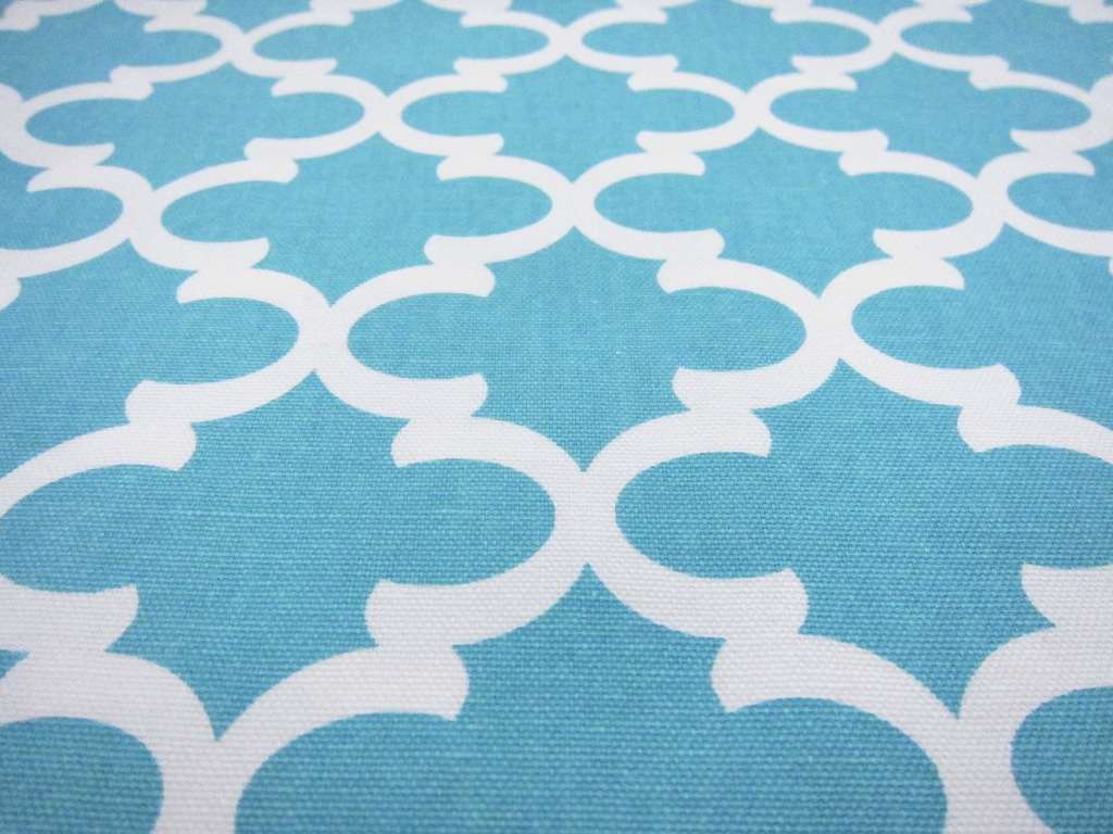 Cotton Canvas Lantern Tiles Print2