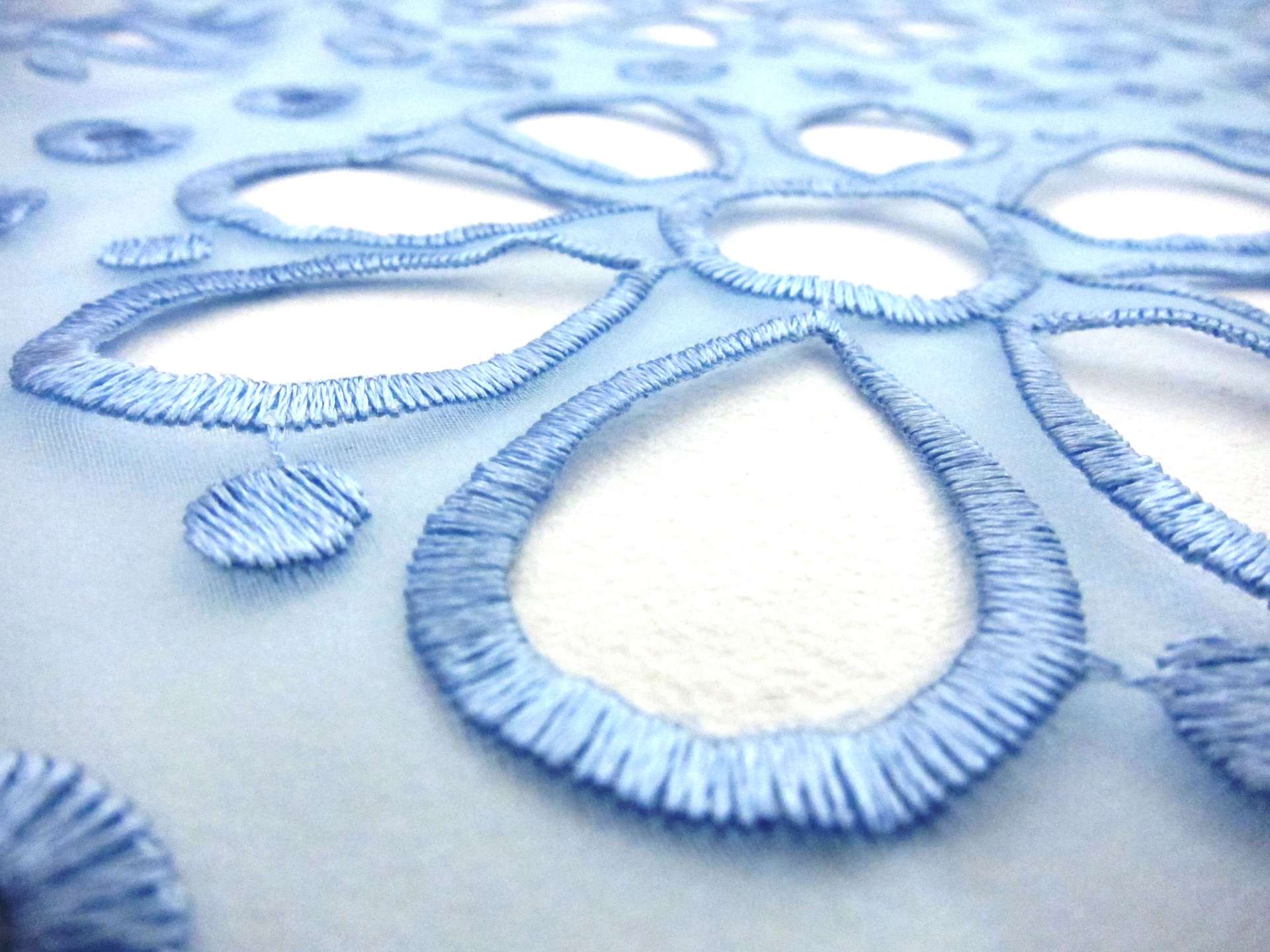 Embroidered Polyester Organza2