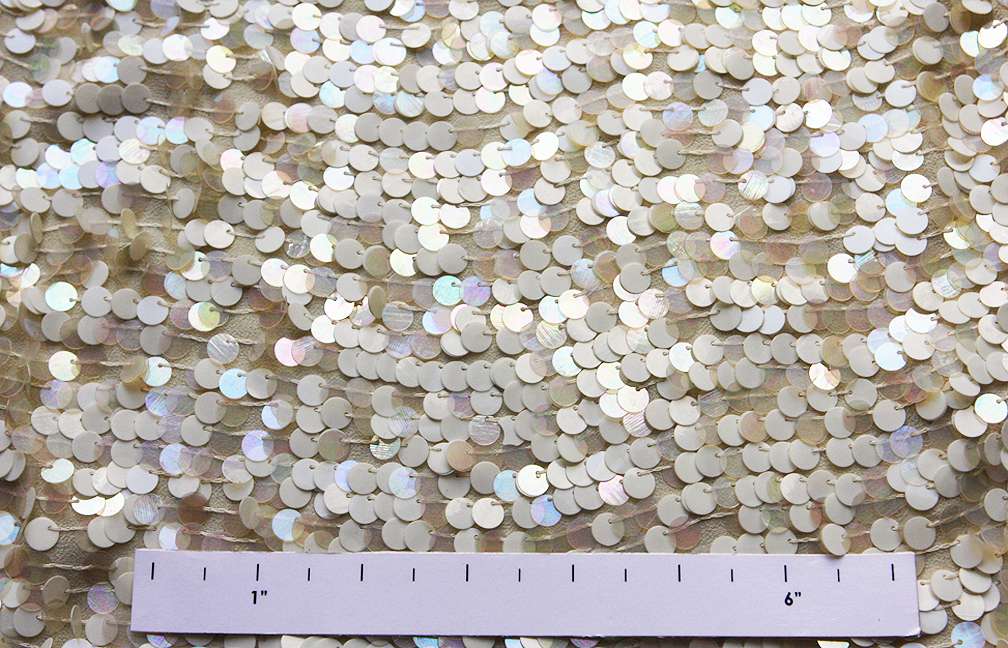 Novelty Paillettes on Silk Chiffon2