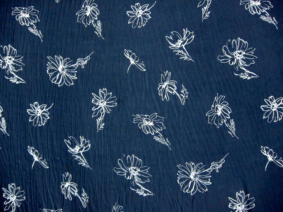 Printed Silk Chiffon0