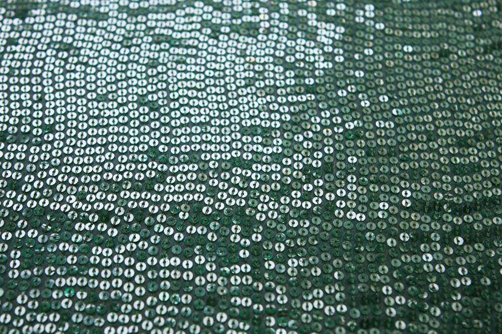 Sequins on Silk Chiffon0