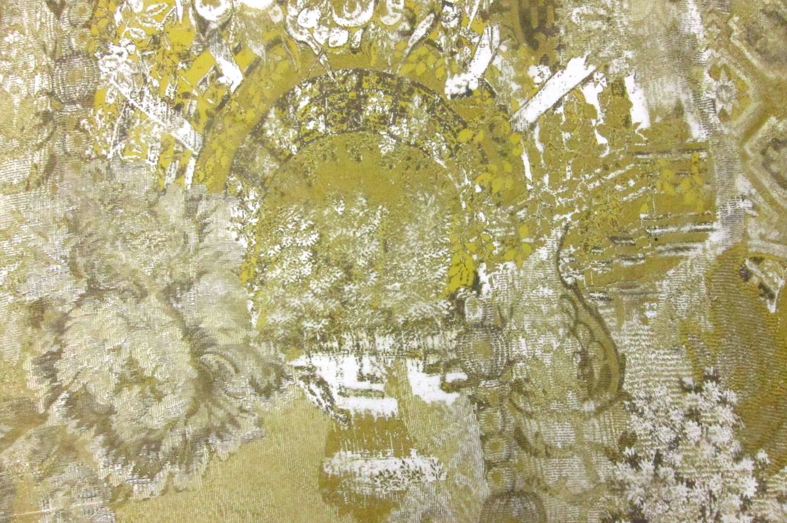 Printed Silk Organza0