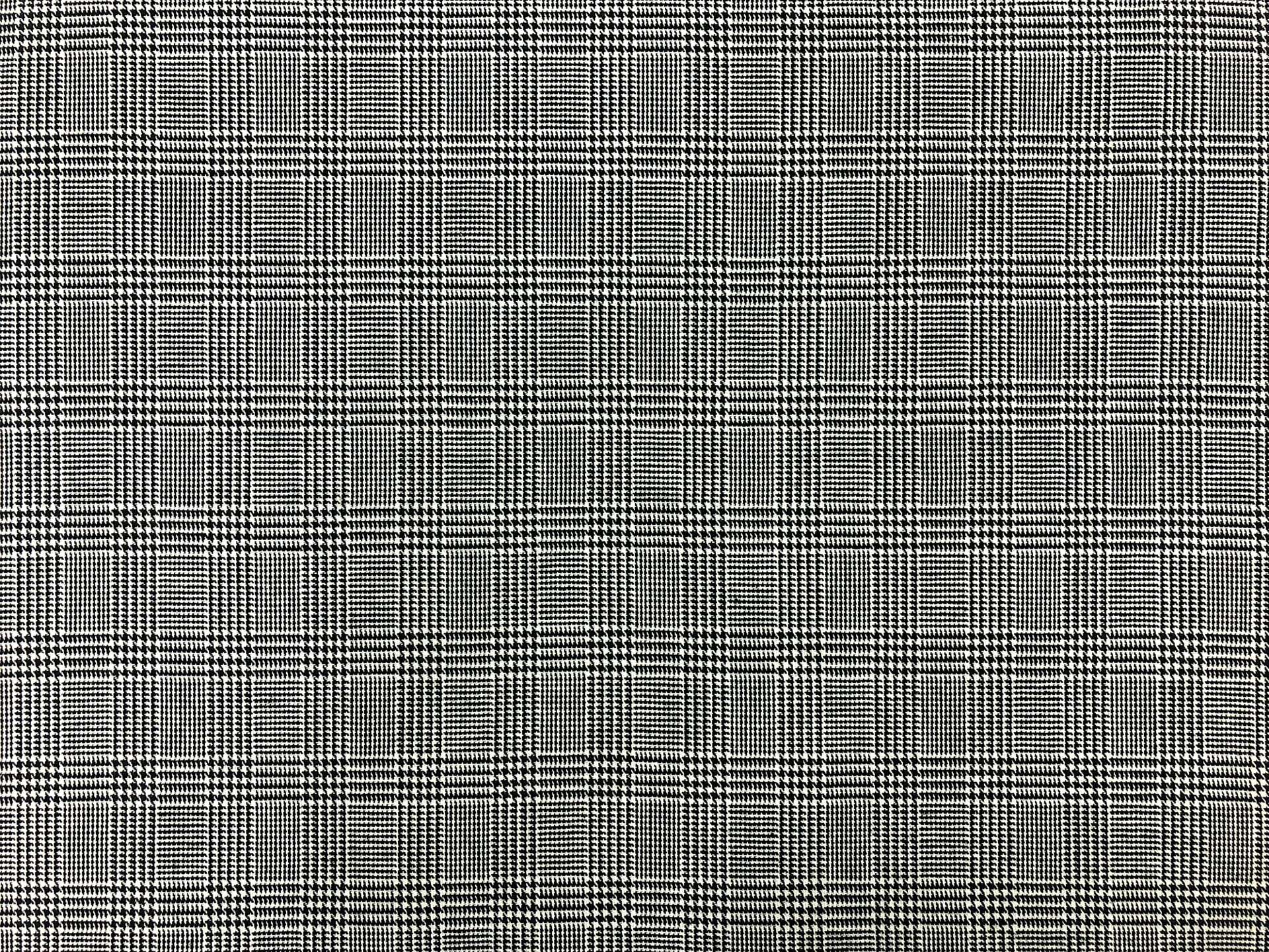 Japanese Cotton Glen Check in Black and White