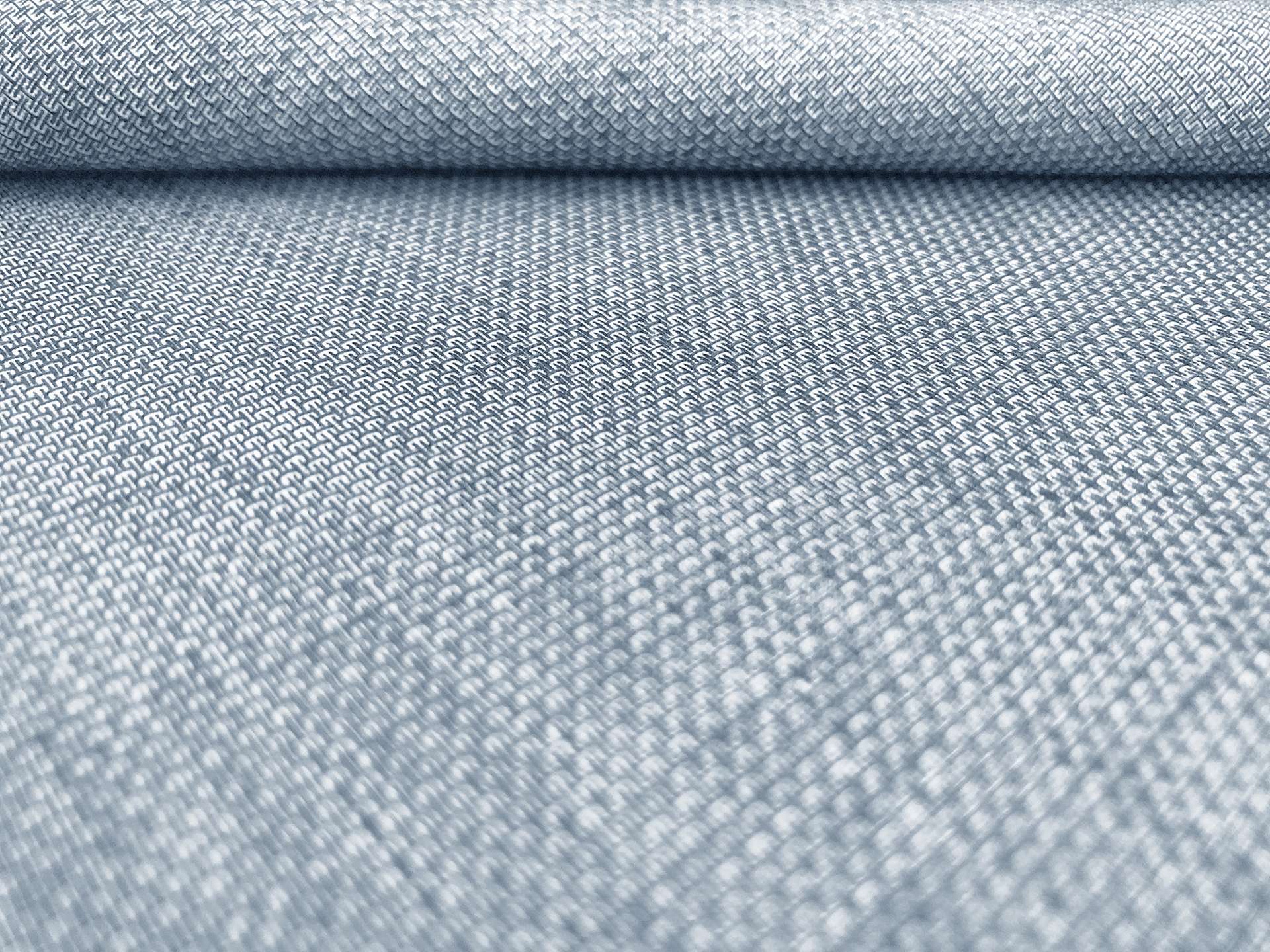 Novelty Dobby Cotton Shirting in Light Denim