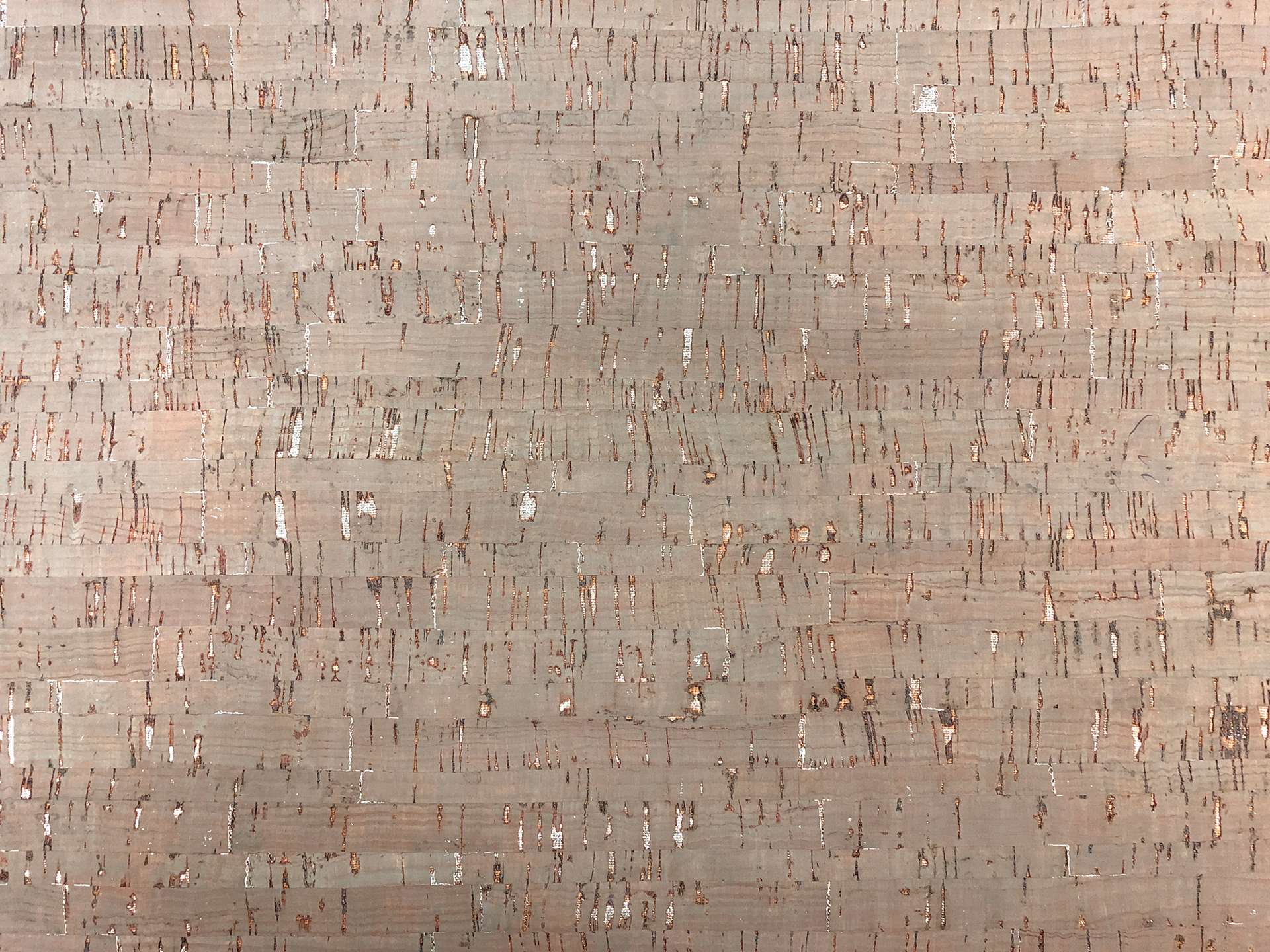 Metallic Cork in Blue Silver