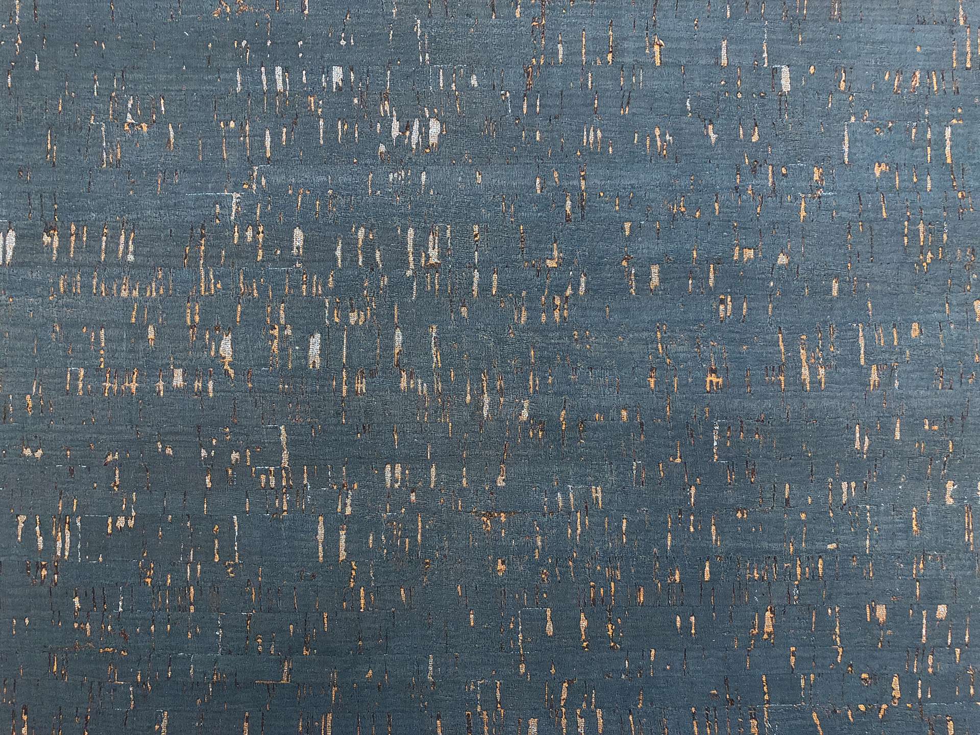 Metallic Cork in Blue Grey Silver