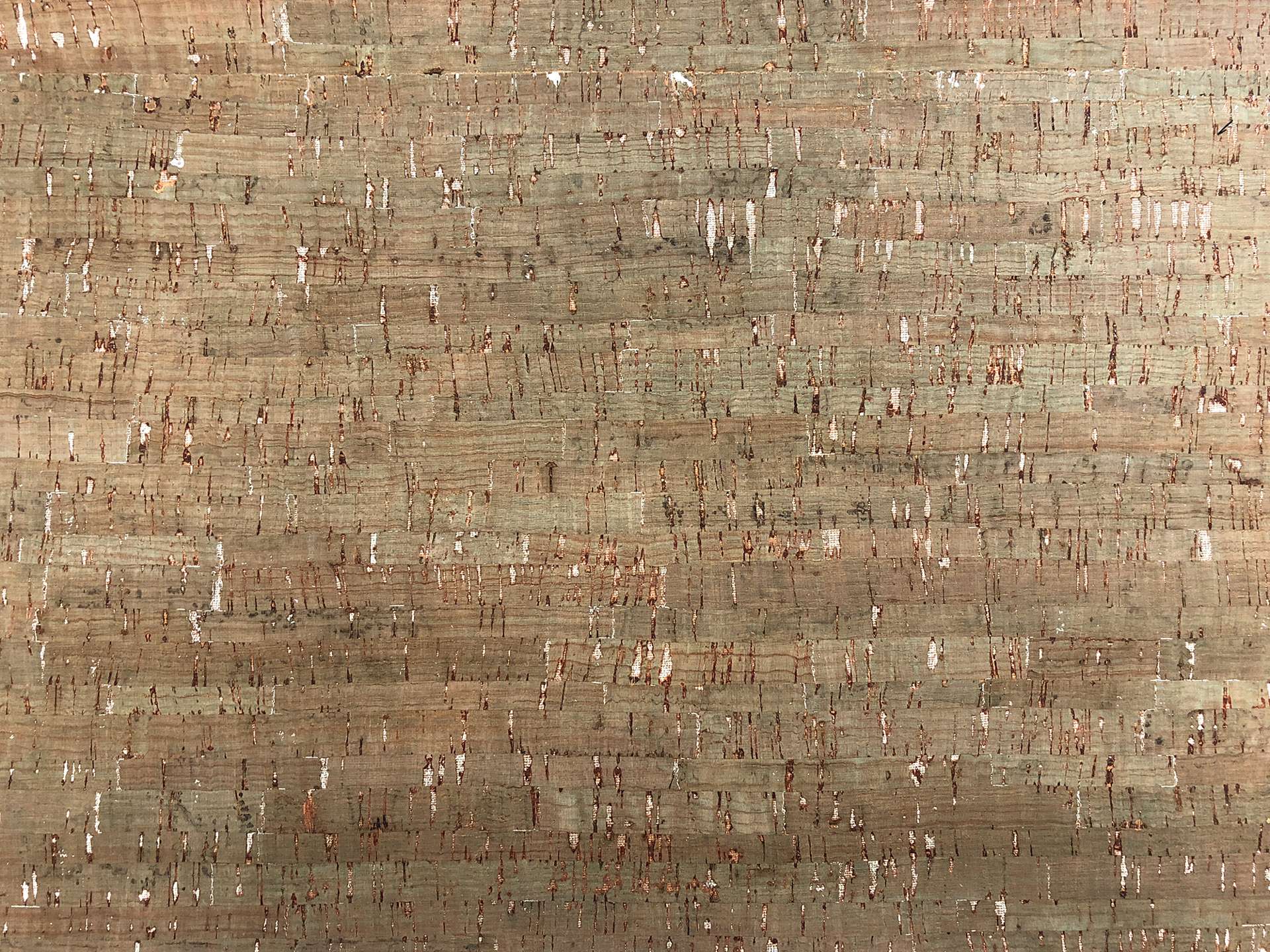 Metallic Cork in Green Silver