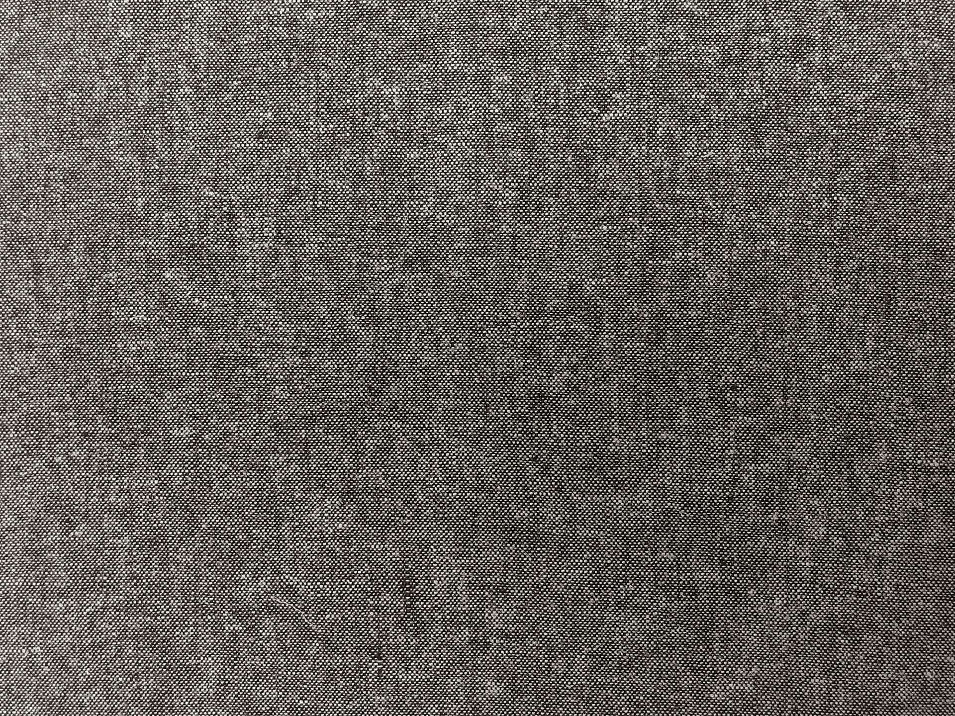 Yarn Dyed Linen Cotton Blend in Charcoal