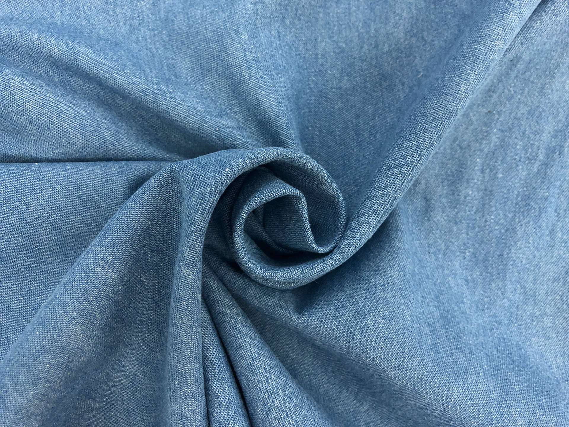 6.5 oz Cotton Denim in Light Indigo Wash