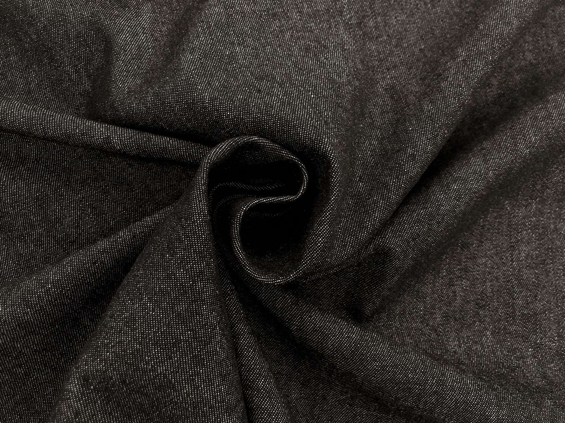 8oz Cotton Denim in Black