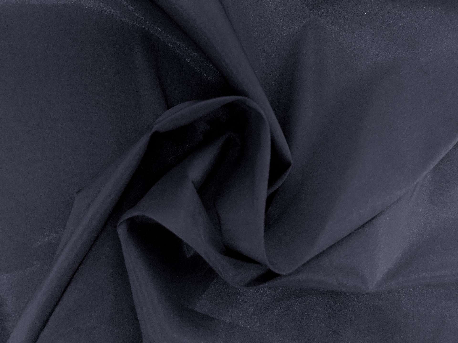 Stretch Poly Blend Organza in Navy