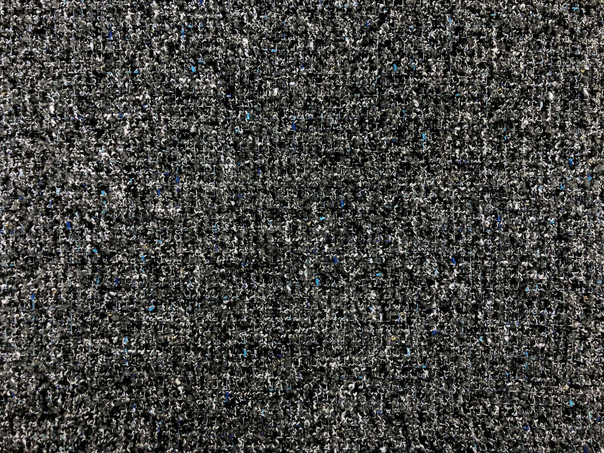 Poly Wool Lurex Tweed in Grey