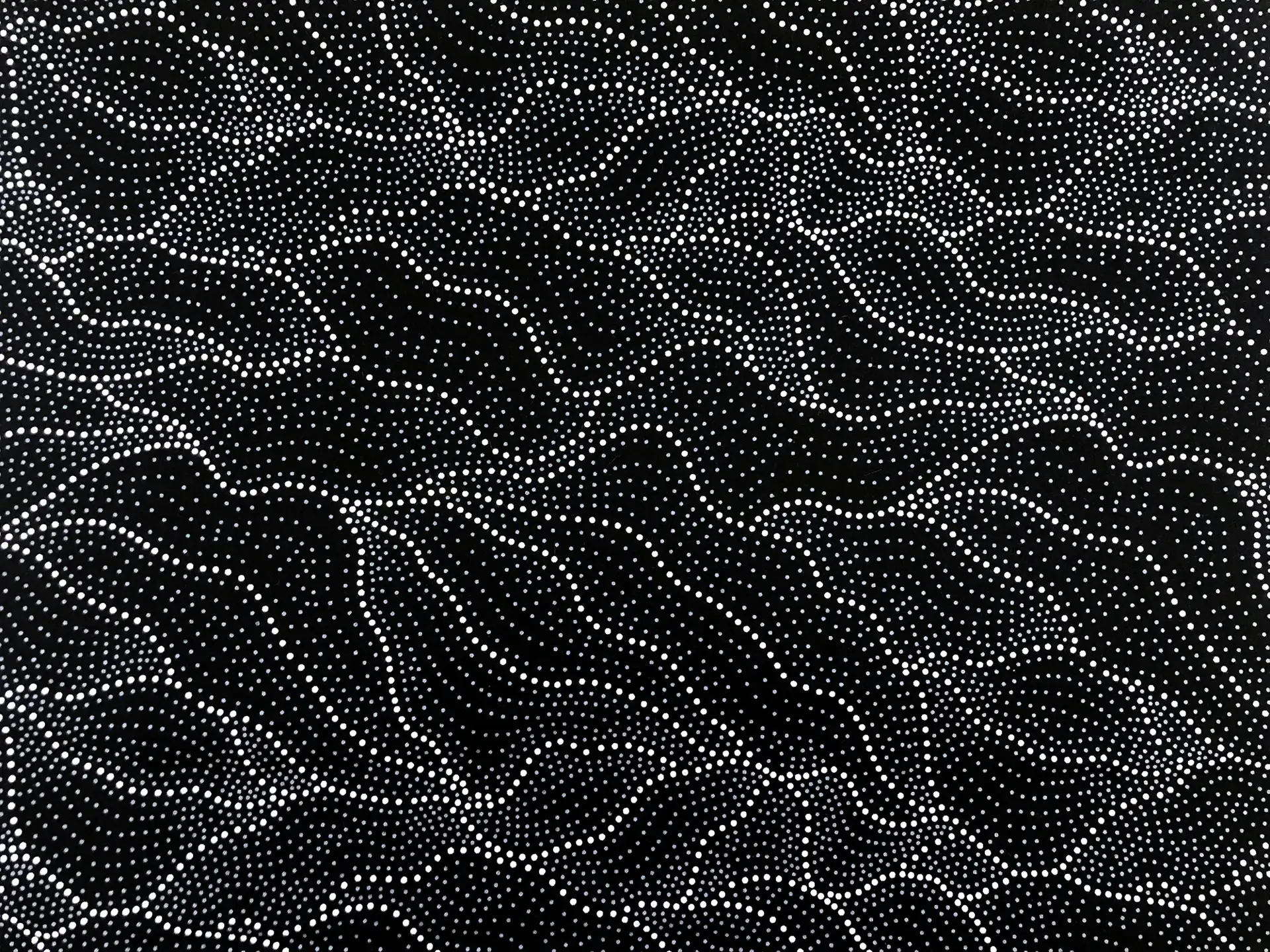 Australian Cotton Print With Aboriginal Motif