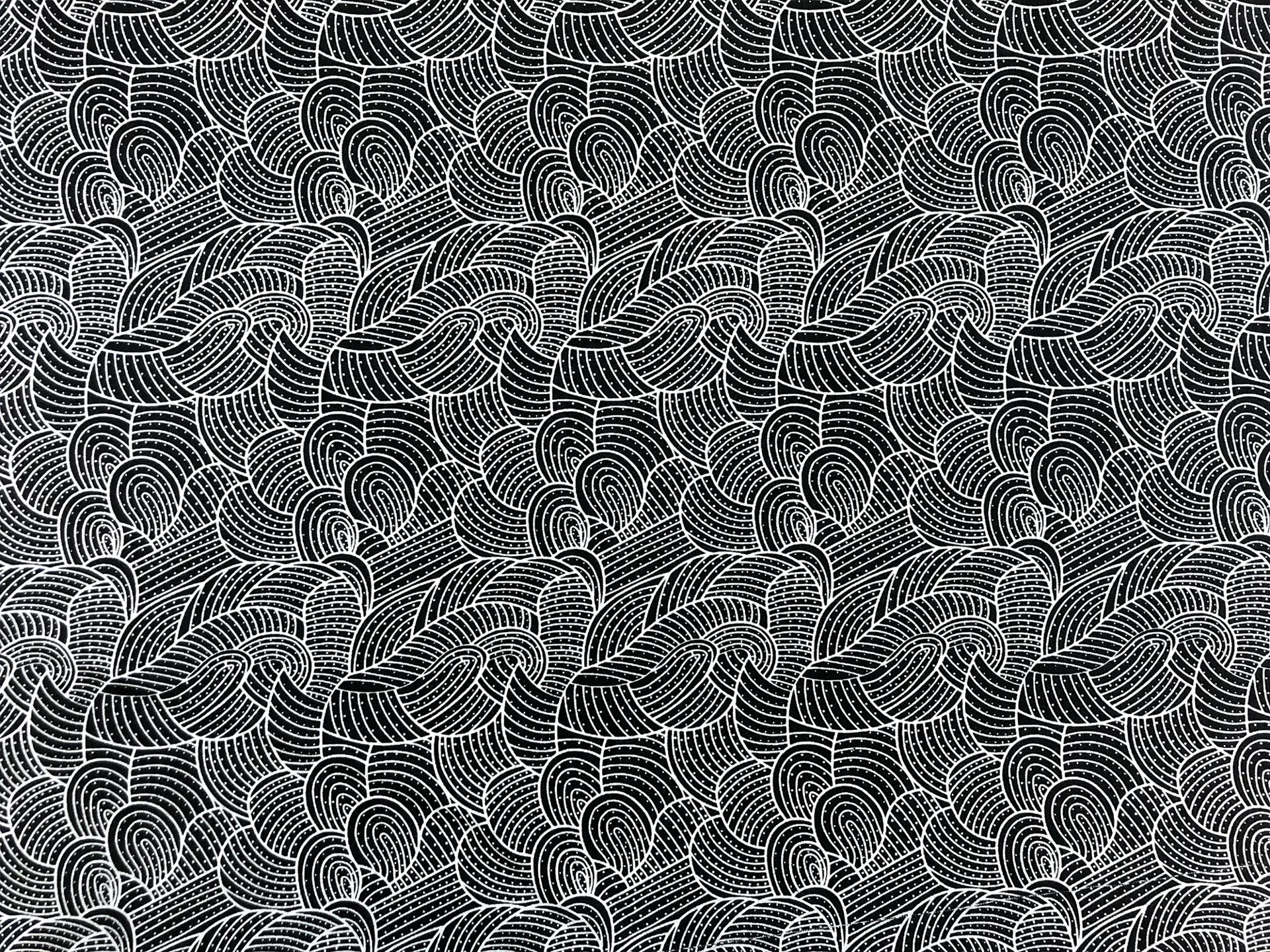 Australian Cotton Print With Aboriginal Motif