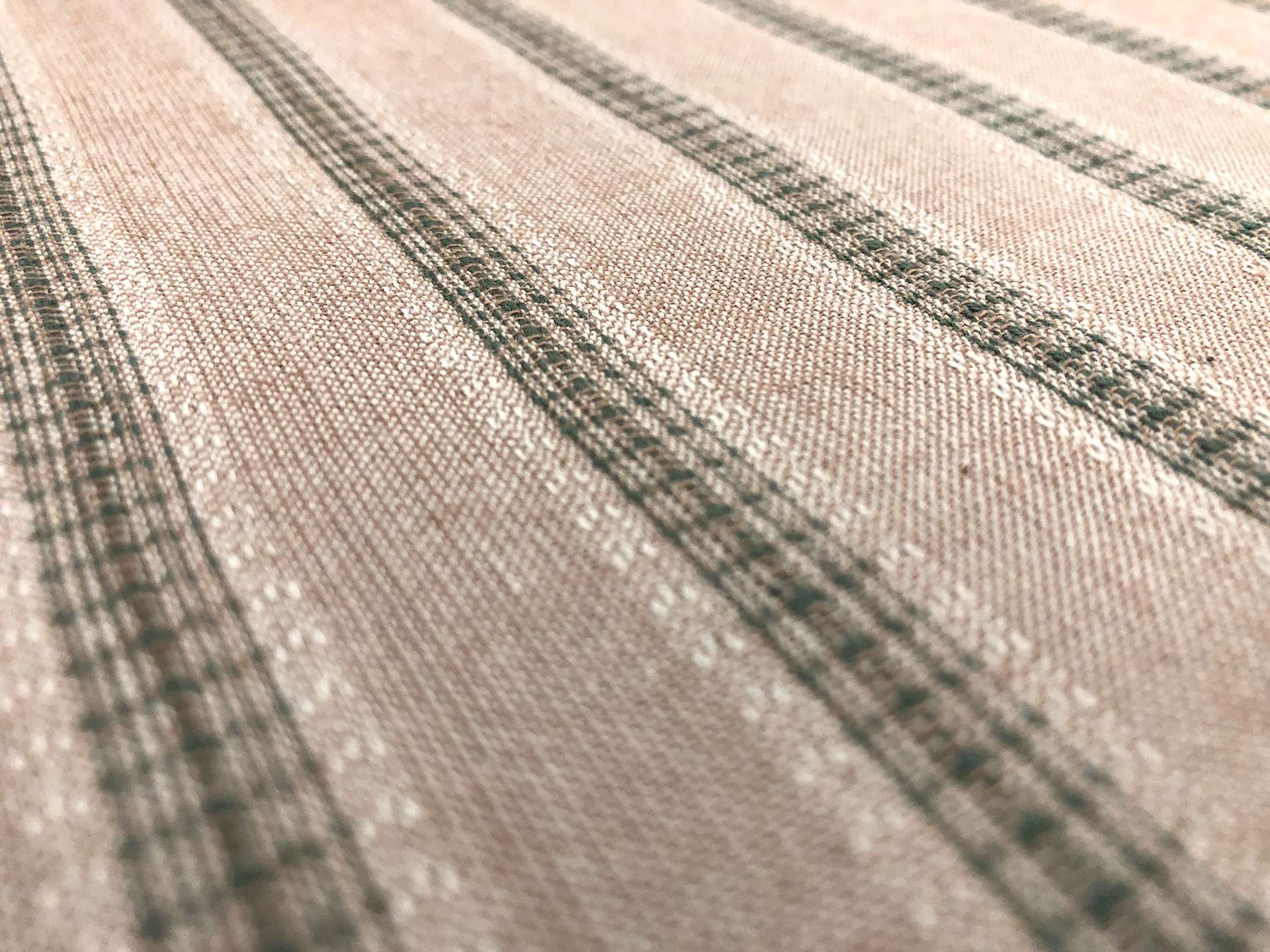 Cotton Novelty Stripe in Chamois 